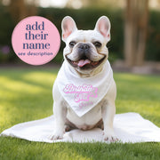 Birthday Bandana for Girl Dog – Cute Party Accessory for Pup