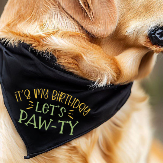 Birthday Dog Bandana – Pet Party Accessory for Your Pup