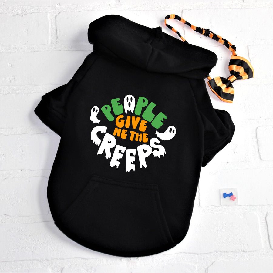 Black Dog Hoodie for Trick or Treating - Stylish & Cozy Costume