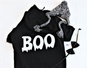 Black Halloween Hoodie for Dog | Spooky and Stylish Pet Outfit