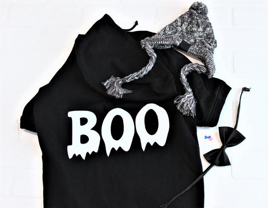 Black Halloween Hoodie for Dog | Spooky and Stylish Pet Outfit