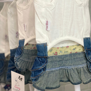 Dog Harness Dress | Pet Outfit with Cute Pink Embellishment