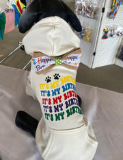 Happy Birthday Shirt for Dogs - Perfect Outfit for Your Pet's Party!