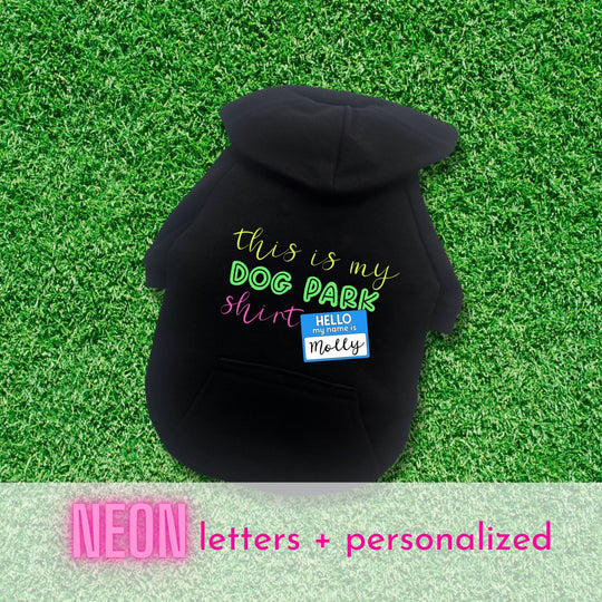 Personalized Dog Hoodie | Keep Clean at the Dog Park with Custom Hoodie