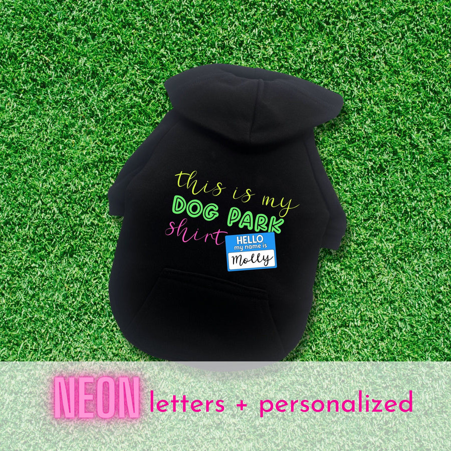 Personalized Dog Hoodie | Keep Clean at the Dog Park with Custom Hoodie