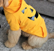 Pumpkin Dog Sweatshirt with Hood - Cute Halloween Outfit for Dogs