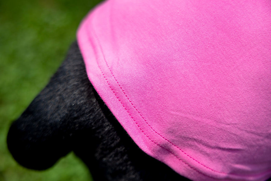 Slightly Dramatic Dog T-Shirt in Pink - Helps with Shedding for Pets