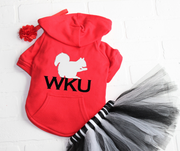 White Squirrel Hoodie for Western Kentucky University Fans - Pet Apparel