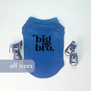 Big Bro Dog Shirt - Baby Reveal Dog Clothes for XS Boy Dogs - Pet Brother TShirt