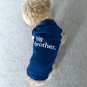 Big Bro Dog Shirt - Baby Reveal Dog Clothes for XS Boy Dogs - Pet Brother TShirt