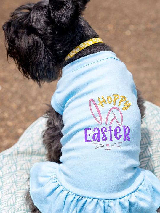 Blue Easter Dress for Dog - Cute & Festive Outfit for Spring Celebrations