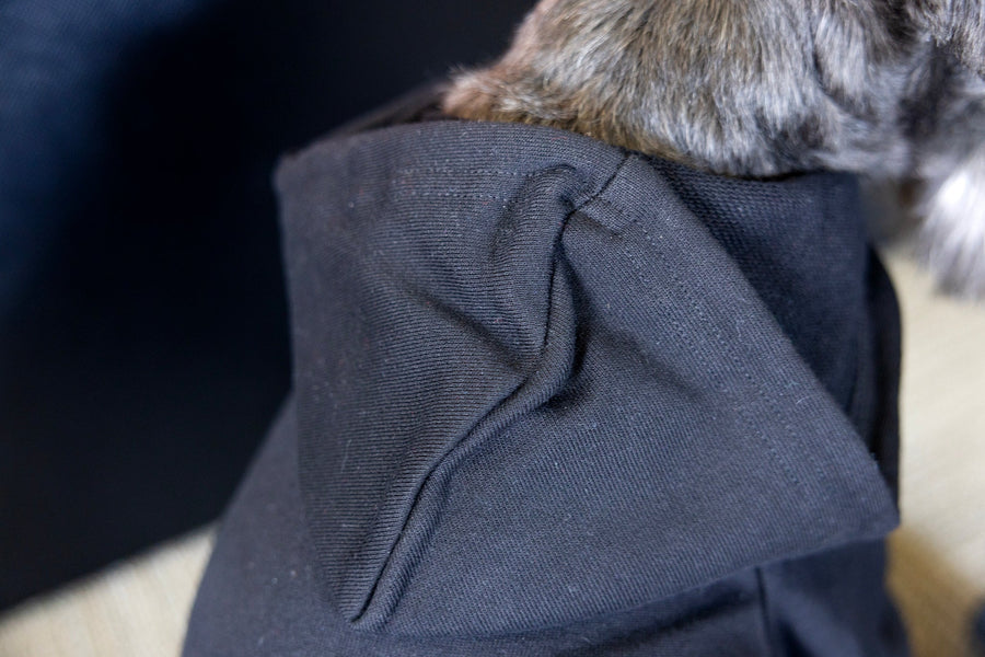 Custom Black Dog Hoodie - Personalize with Your Team Logo or Design