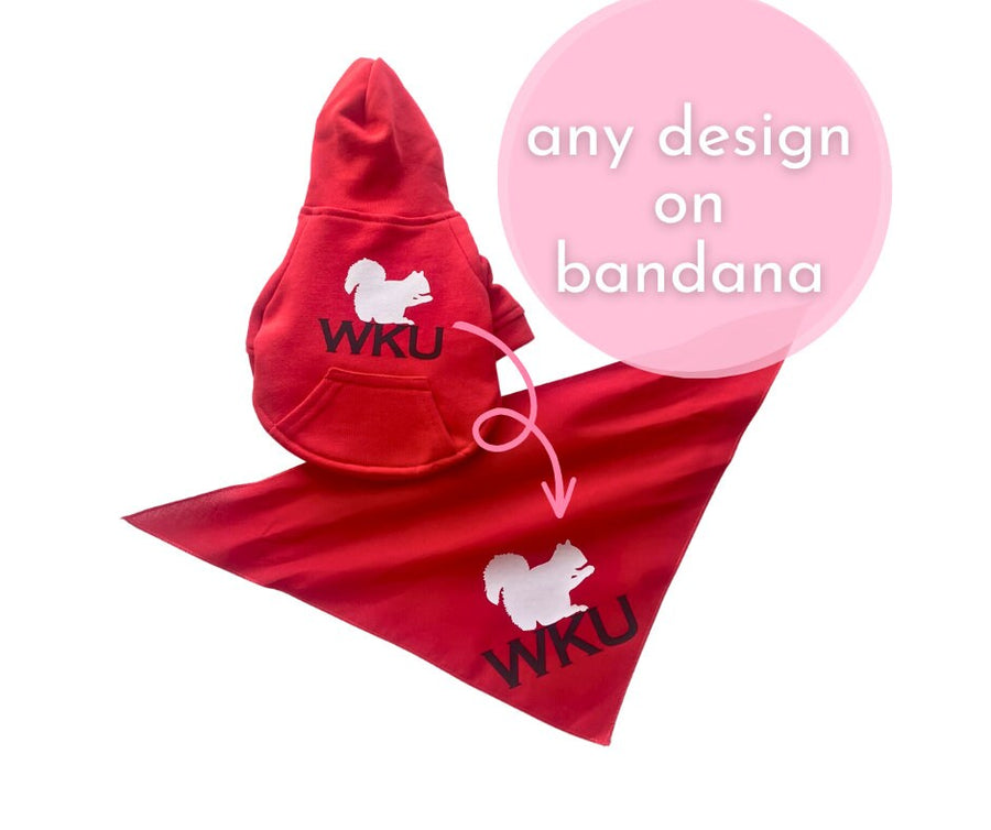 Custom Dog Bandana - Personalize with Your Own Design for Your Pet