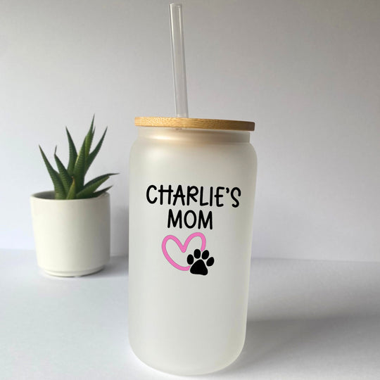 Dog Mom Tumbler | Personalized Gift for Dog Lovers & Pet Owners