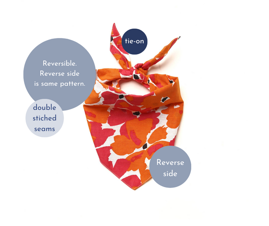 Hawaiian Dog Bandana for Summer - FINAL SALE