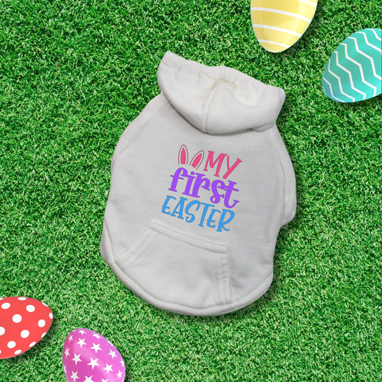 My First Easter Dog Hoodie | Spring Pastel T-Shirt with Bunny Ears