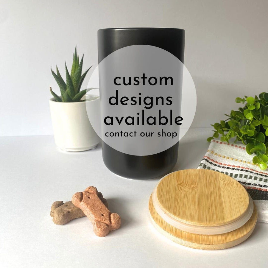 Personalized Cat Treat Canister - Custom Storage for Your Pet's Treats