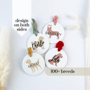Personalized Dog Lover Christmas Ornament | Breed Embellishment for Tree