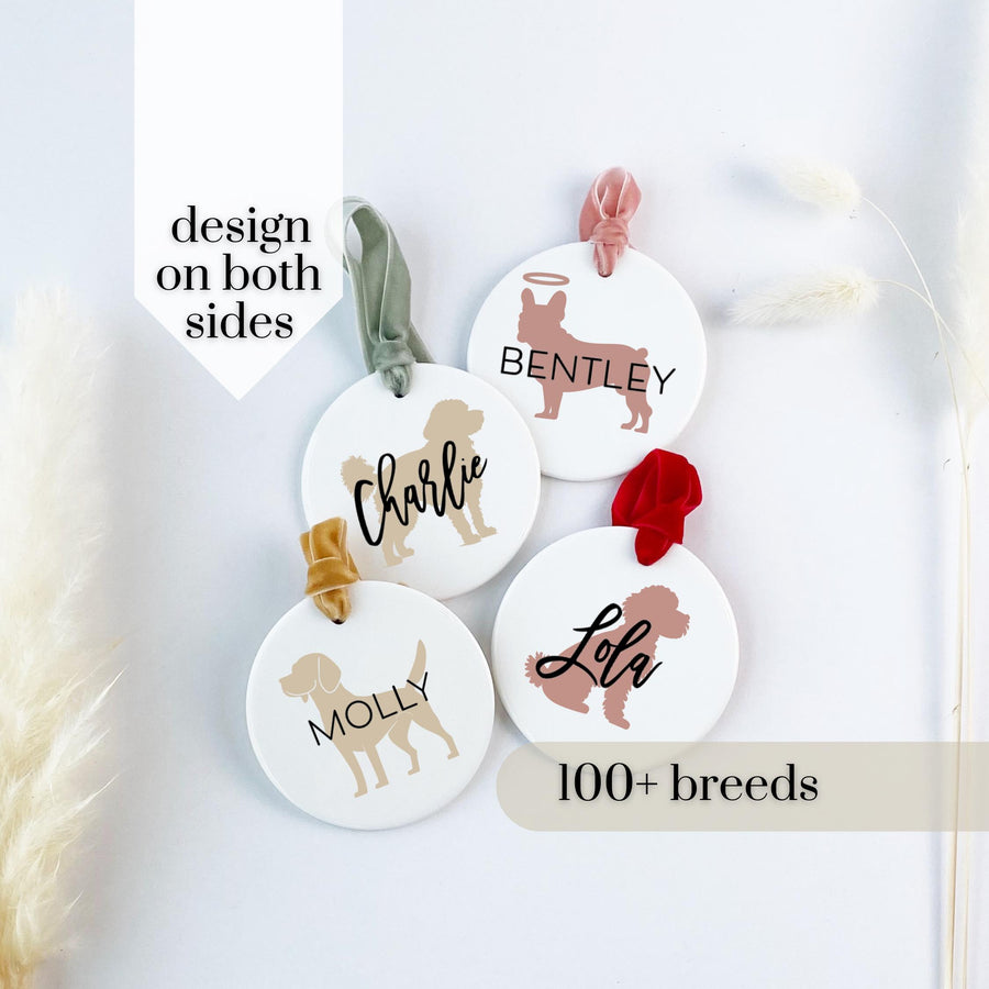 Personalized Dog Lover Christmas Ornament | Breed Embellishment for Tree