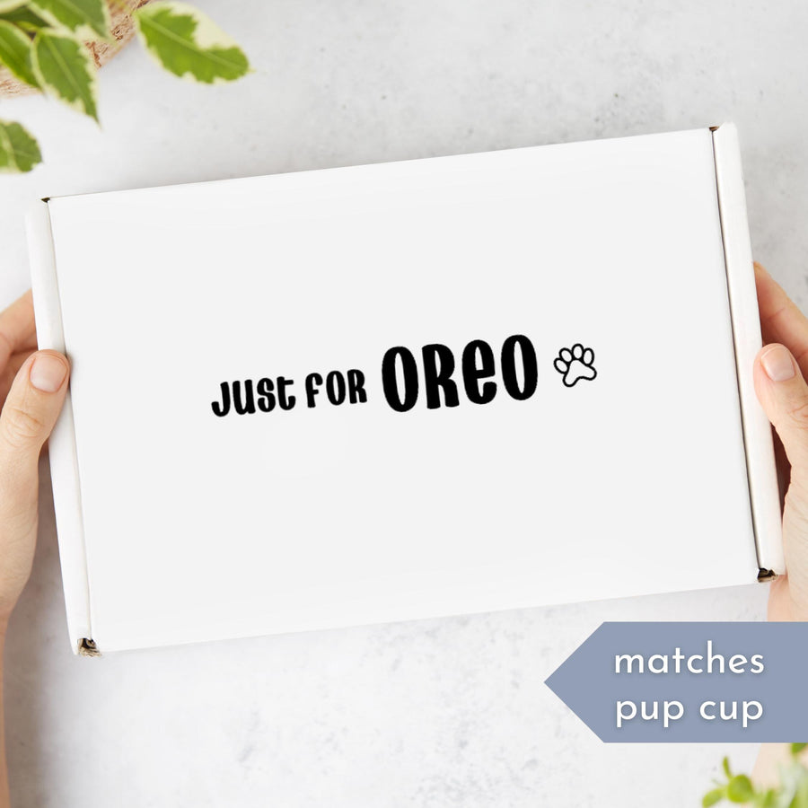 Personalized Gift Set for Her | New Puppy Toy Box for Dog