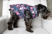 Personalized Pink Dog Vest | Small Dog Rain Jacket with Leash Rings