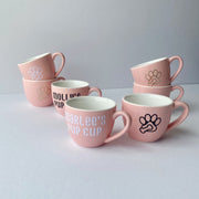 Personalized pup cup in pink