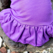Purple Birthday Dress for Dog – Pink & Gold Design Party Outfit