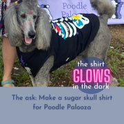 Red Custom Dog Shirt - Personalized for Business Logo or Pet Apparel
