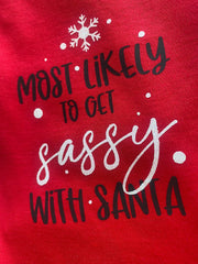 Red Glitter Dog Dress - Funny Holiday Pet Outfit for Christmas & Cats Too!