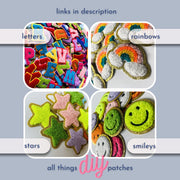 Chenille Paw Print Patch – Iron-On or Adhesive Applique for DIY & Gifts