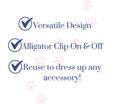 Dog Bow Flower for Collar | Large Lotus Flower Clip-On Accessory