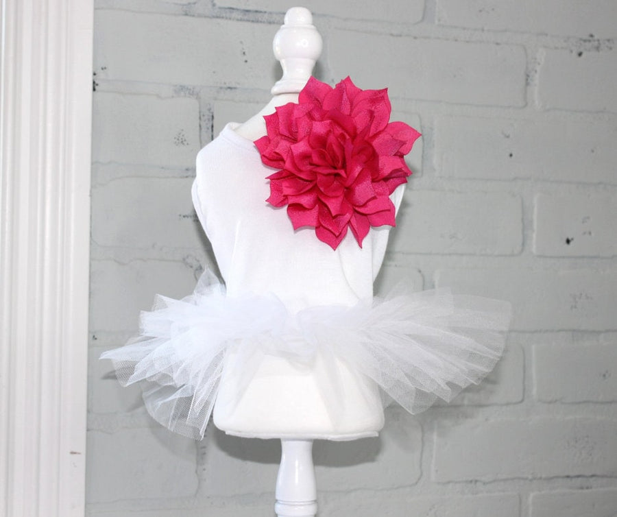 Dog Bow Flower for Collar | Large Lotus Flower Clip-On Accessory