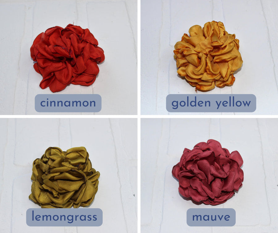 Dog Bow for Pet Collar | Rose Flower Clip-On Accessory for Dogs