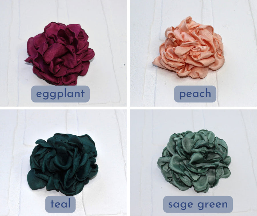 Dog Bow for Pet Collar | Rose Flower Clip-On Accessory for Dogs