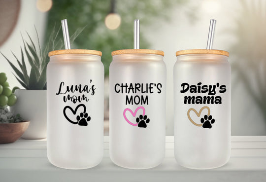 Dog Mom Tumbler | Personalized Gift for Dog Lover & Pet Enthusiast
