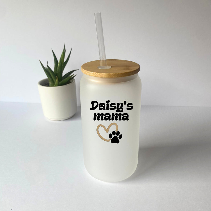 Dog Mom Tumbler | Personalized Gift for Dog Lover & Pet Enthusiast