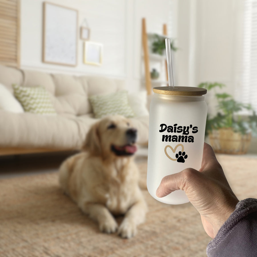 Dog Mom Tumbler | Personalized Gift for Dog Lover & Pet Enthusiast