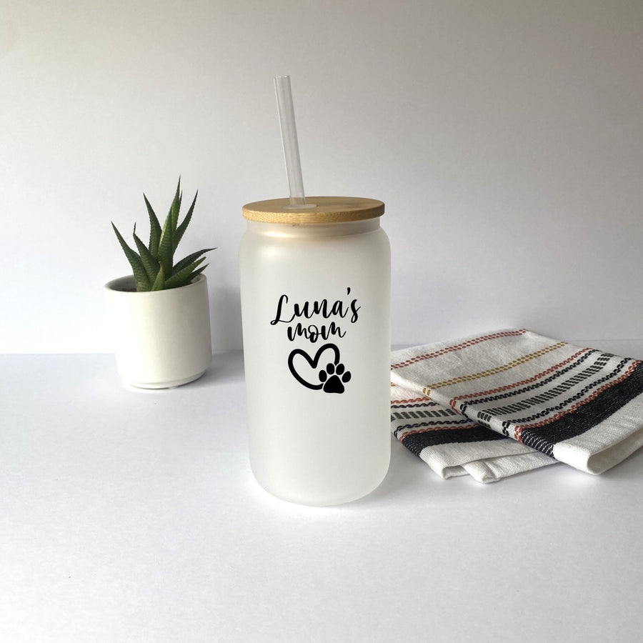 Dog Mom Tumbler | Personalized Gift for Dog Lover & Pet Enthusiast
