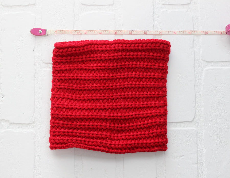 Knitted Infinity Dog Scarf