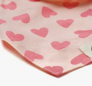 Pink Hearts Valentine Dog Bandana