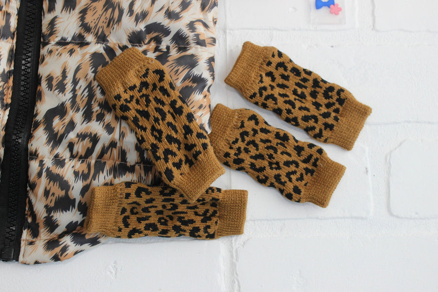 Dog Sock for Pet Leopard Print, Dog Leg Warmer for Cold Weather Sock for Pet Sock Custom Dog Sock to keep warm, Dog Slipper Cheetah Spots